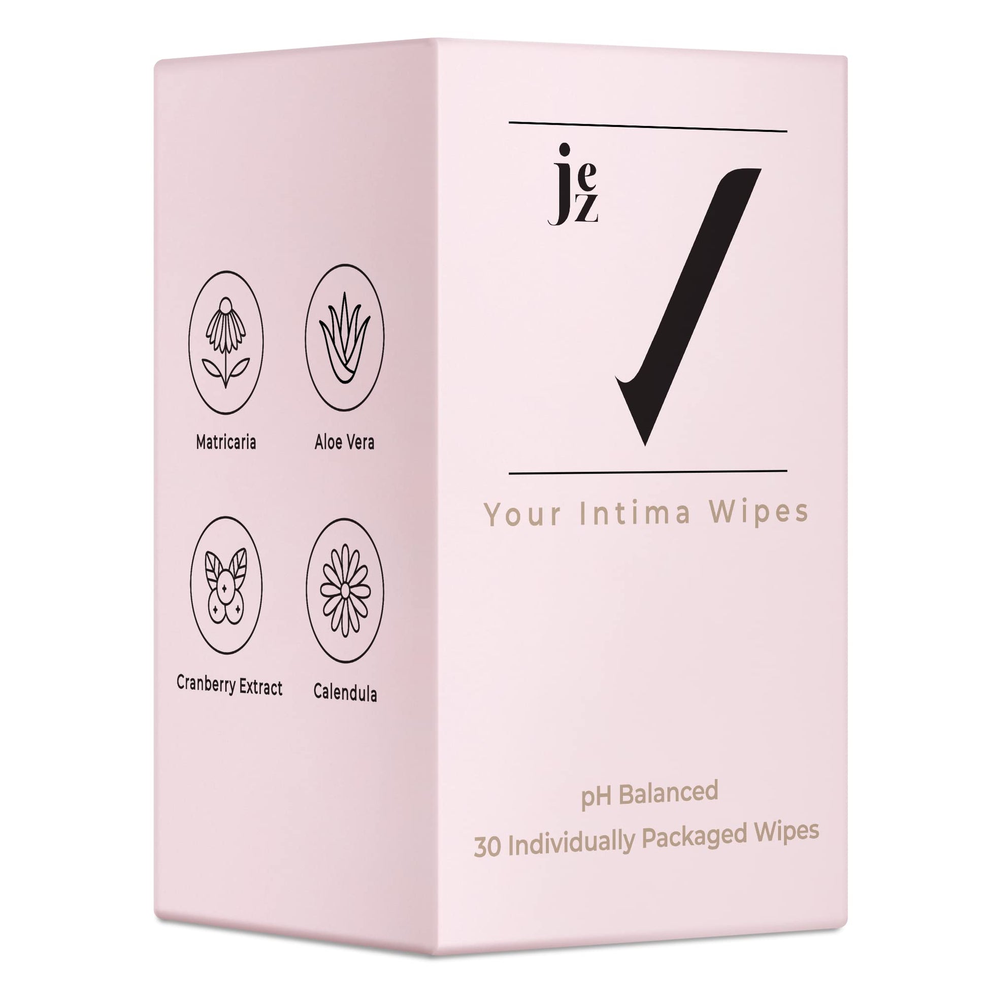 Jez Your Intima Wipes 30-Pack - Women's Feminine Care, Hygiene Products On the Go JEZ uk supplements
