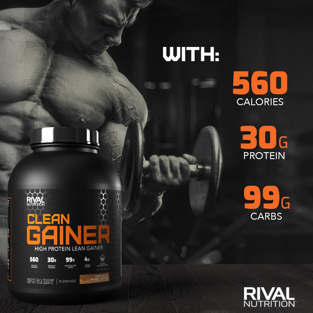 Rivalus Clean Gainer - Cookies & Cream, 5lbs Rivalus uk supplements