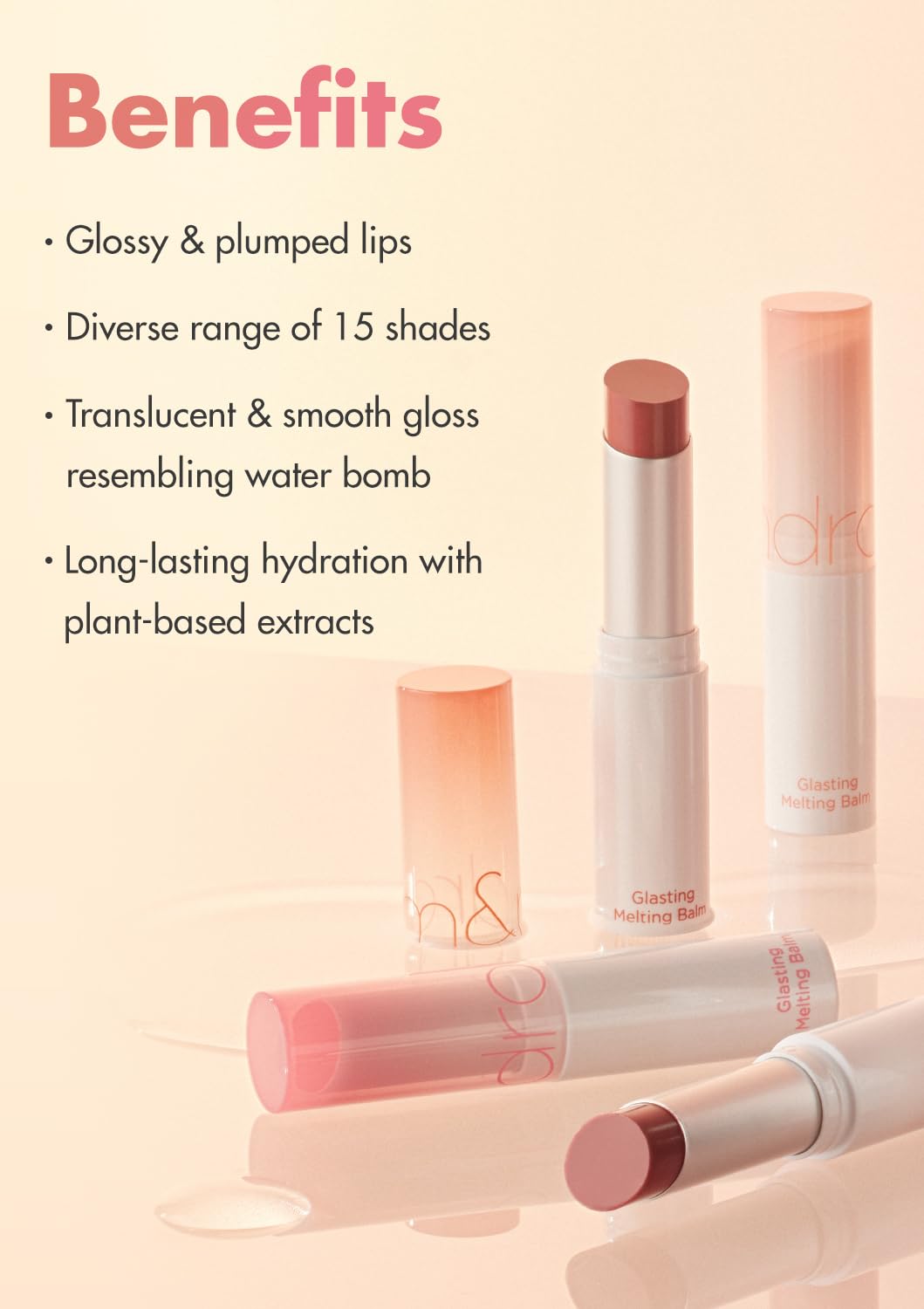 rom&nd GLASTING MELTING BALM #06 Kaya Fig - Vegan K-Beauty Tinted Lip Balm for Crystal Water-Gloss Shine, Deep Hydration & MLBB Rosy Nude Color | Non-Sticky, Long-Lasting Comfort for All Ages rom&nd uk supplements