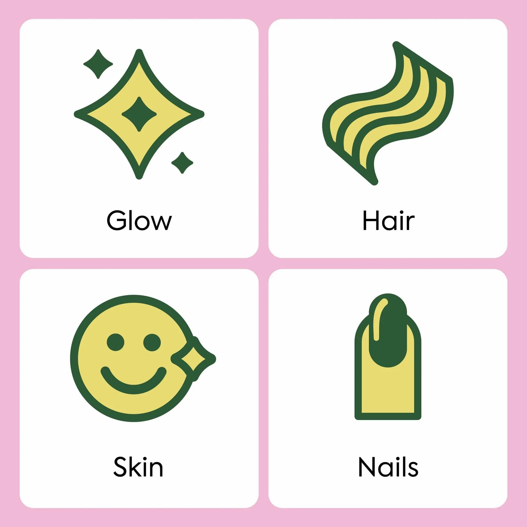 Plant People WonderBeauty Hair, Skin & Nails Rejuvenation Gummies with Tremella Mushroom, Marine Collagen Peptides Plant People uk supplements
