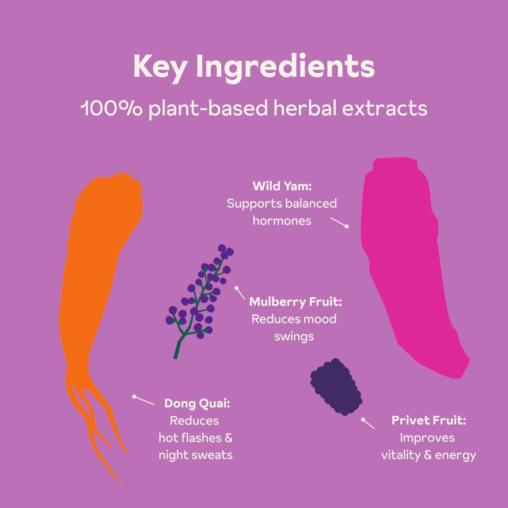 Menopause Gummies for Women | Healthy, Balanced Hormones | Reduce Hot Flashes, Night Sweats | Boosts Mood, Vitality, Energy| Dong Quai, Wild Yam, Mulberry, Privet Fruit | Low Sugar Chews, 60 Gummies Reprise uk supplements