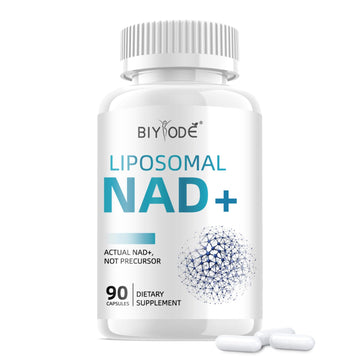 NAD Supplement with Liposomal Resveratrol – 900mg NAD Booster with Quercetin Phytosome for Energy, Focus & Healthy Aging – Cellular Support for Adults 30+ – 80 Capsules, 40-Day Supply BIYODE uk supplements