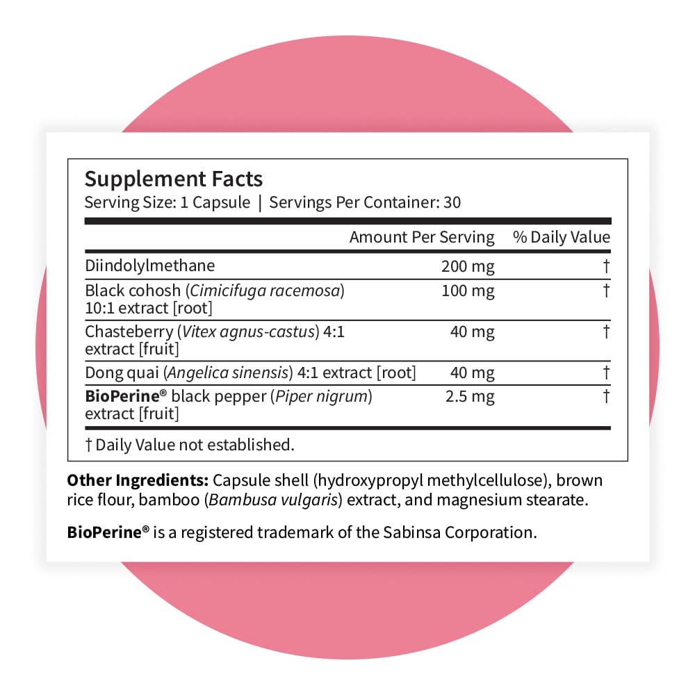 Pattern Wellness Menopause Complex – Herbal Supplement for Women’s Wellness & Hormone Health Support – with Black Cohosh, DIM & Bioperine® – 30 Vegan Capsules, 3rd Party Tested Pattern Wellness uk supplements