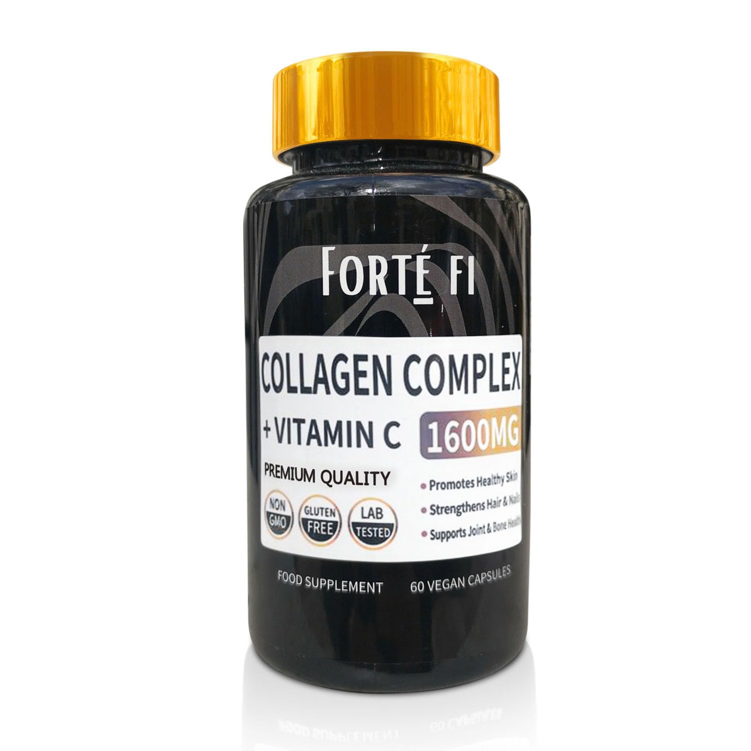 Pure Collagen with Vitamin C - Collagen Supplements for Women & Men - Use with Multivitamin Tablets Generic uk supplements