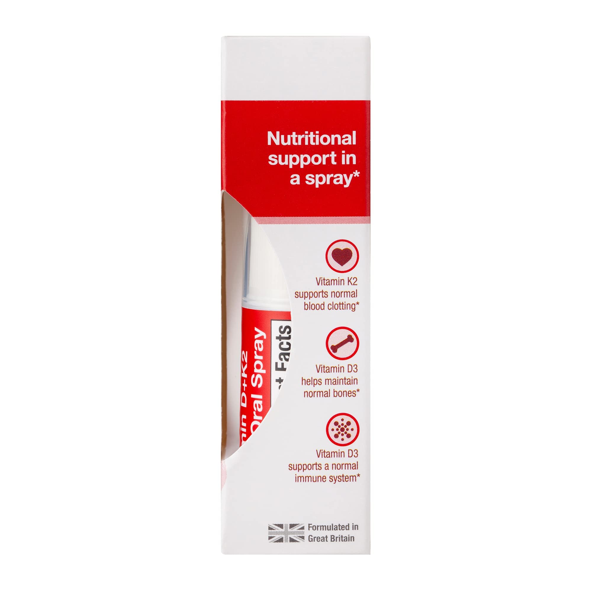 BetterYou D3000 + Vitamin D + K2 Spray 12ml BetterYou uk supplements