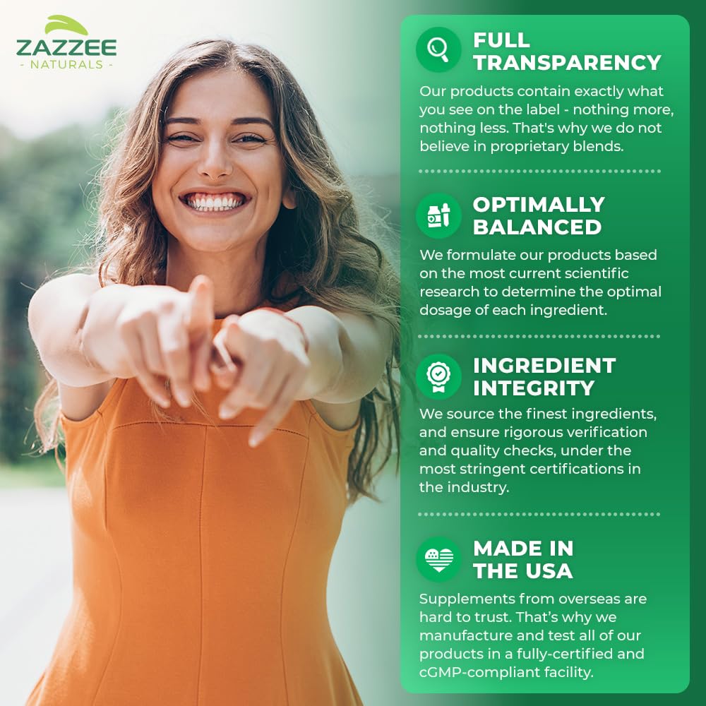 Zazzee Citrus Bergamot 25:1 Extract, 1200 mg Per Serving, 40% Polyphenolic Flavanones, 150 Vegan Capsules, 5 Month Supply, Citrus Bergamia, Antioxidant Support, Certified Kosher, Non-GMO, Made in USA Zazzee uk supplements