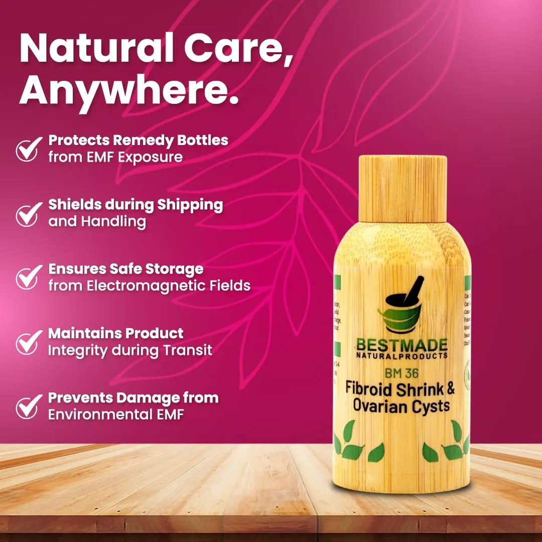 Fibroid Shrink & Ovarian Cysts BM36 - Helps Shrink Fibroids and Ovarian Cysts, Balance Estrogen Levels and Prevent Regrowth, Support for Menstrual Pain and Painful Intercourse, 30 mL Drops | Bestmade Bestmade Naturalproducts.com uk supplements