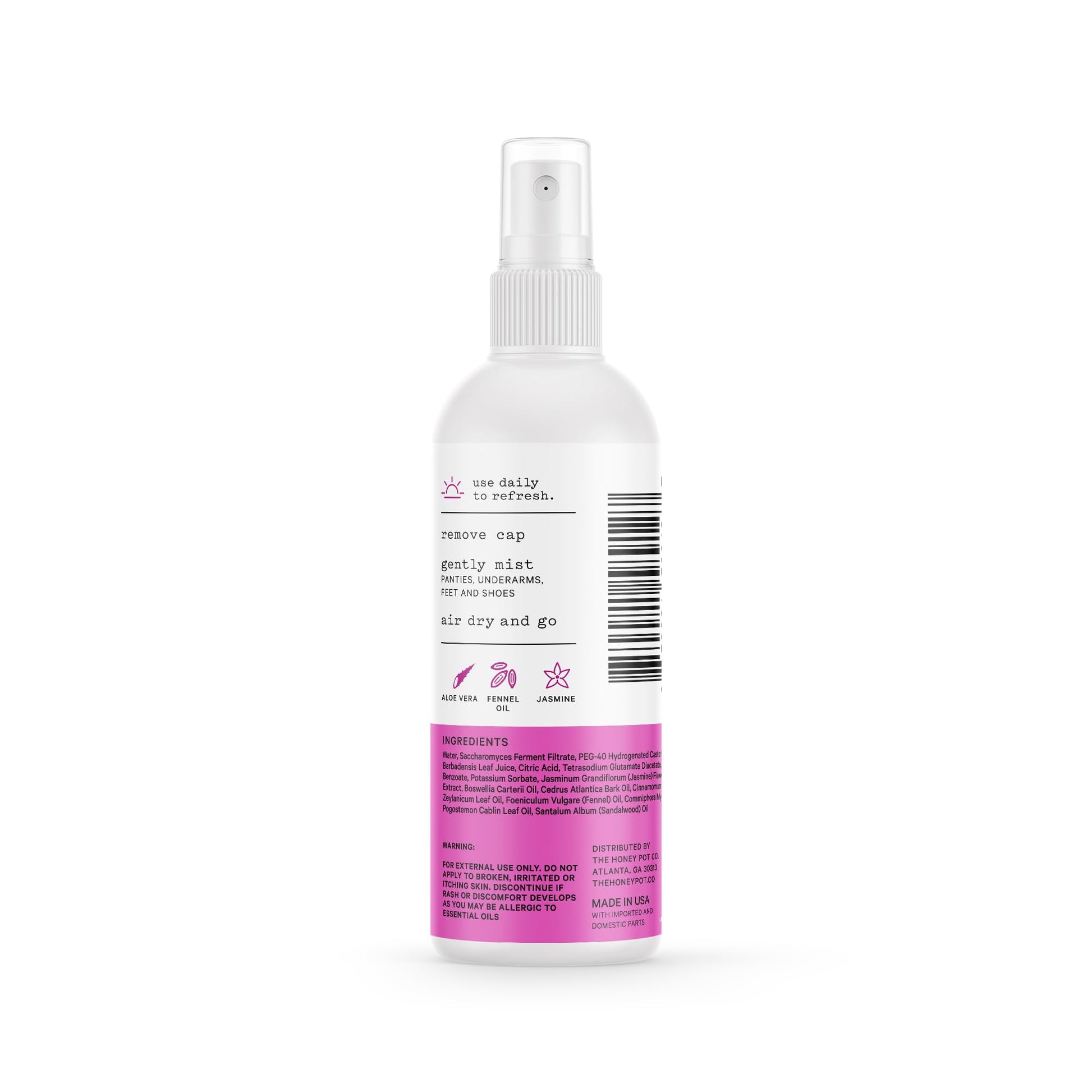 The Honey Pot Company - Refreshing and Restorative Panty and Body Plant-Derived Deodorant Spray The Honey Pot Company uk supplements
