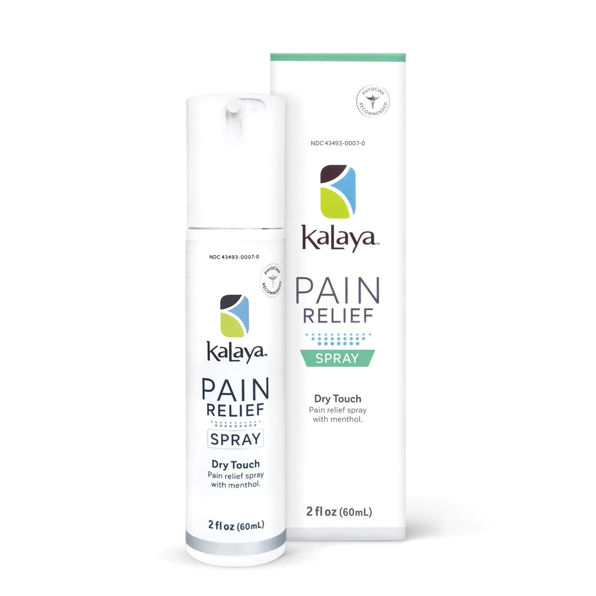 Kalaya Pain Relief Spray - Fast-Acting, Quick-Drying Muscle Rub for Joint Pain Relief and Muscle Pain - with Eucalyptus, Menthol, Methyl Salicylate, Camphor - Ideal for Easing Back Pain - 2 oz Kalaya Naturals uk supplements