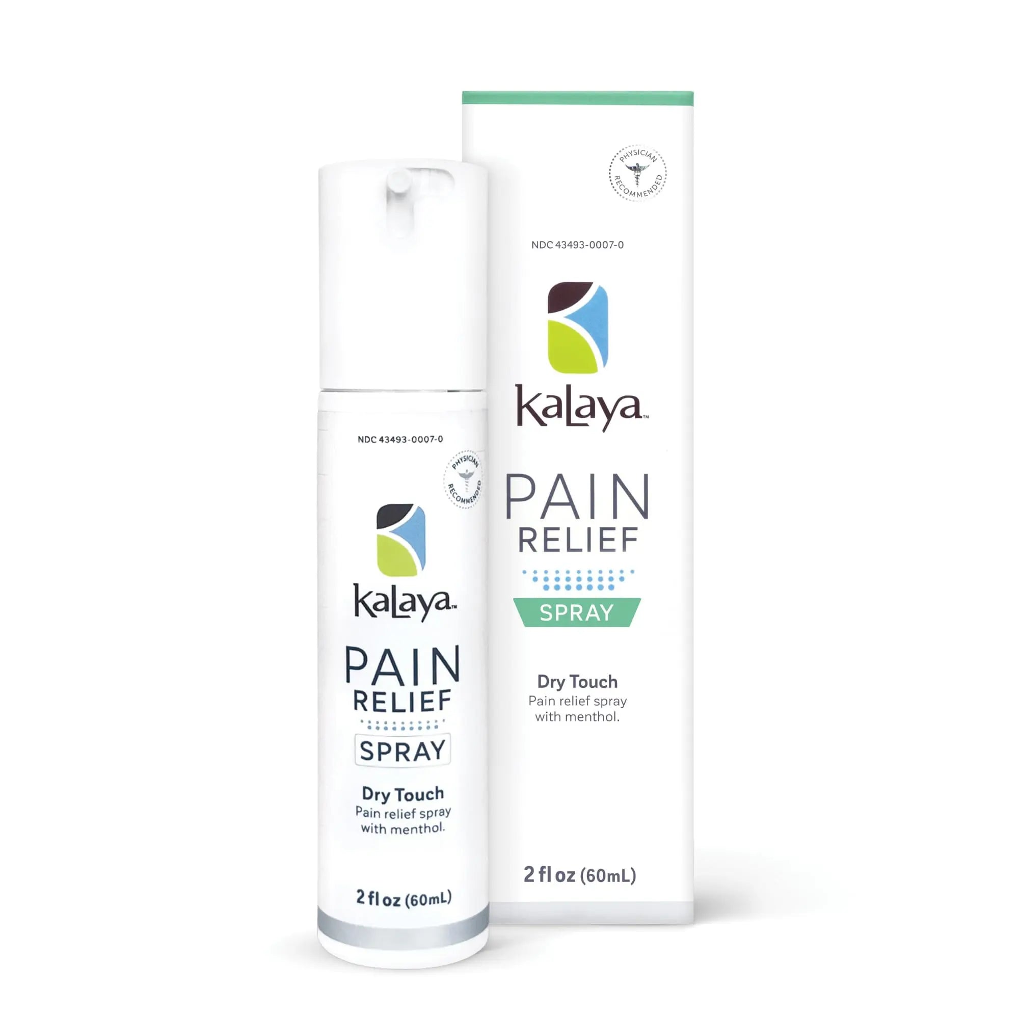 Kalaya Pain Relief Spray - Fast-Acting, Quick-Drying Muscle Rub for Joint Pain Relief and Muscle Pain - with Eucalyptus, Menthol, Methyl Salicylate, Camphor - Ideal for Easing Back Pain - 2 oz Kalaya Naturals uk supplements