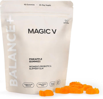 Magic V Care – Premium Feminine Balance Gummies – Women’s Wellness & pH Support – Vaginal Health, Immunity & Hormonal Balance – Vegan, Gluten-Free – Tropical Pineapple – 90 Gummies – 45 Servings Magic V Steam uk supplements