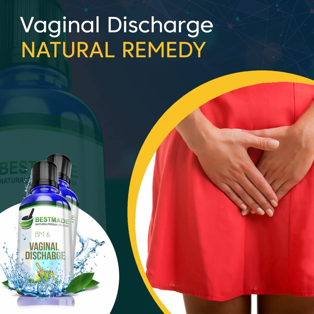 Vaginal Discharge BM6 - Natural Remedy for Leucorrhea, Unusual Vaginal Discharge & Odor, Helps Relieve Bestmade Naturalproducts.com uk supplements