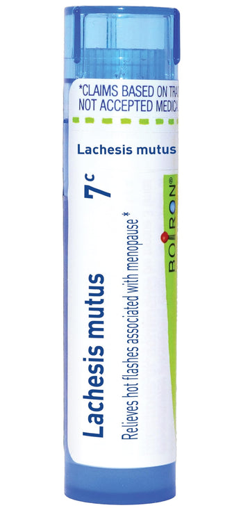 Boiron Lachesis Mutus 7C for Hot Flashes from Menopause - 80 Pellets Boiron uk supplements