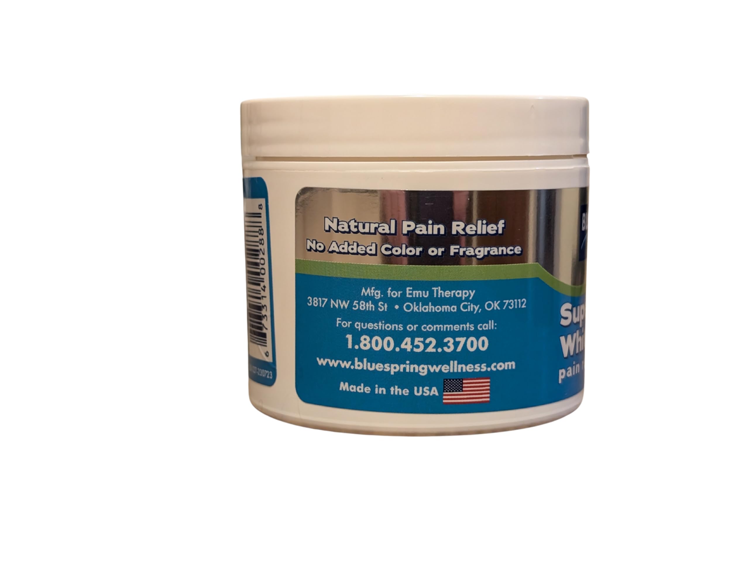 Back Pain Relief Cream with Emu Oil - Super White Stuff Natural Pain Reliever -Topical Cream for Muscle and Joint Pain Relief - Experience Sore Muscle Relief in 5 Minutes - 4 oz Emu Therapy uk supplements