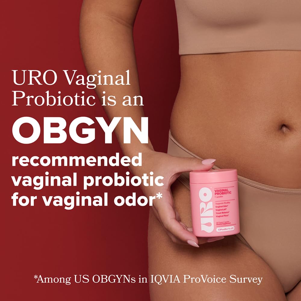 O Positiv URO Vaginal Probiotics for Women pH Balance with Prebiotics & Lactobacillus – Vaginal Health Supplement – Promote Healthy Vaginal Odor & Flora, 60 Count (Pack of 1), 1 Month Supply O Positiv uk supplements