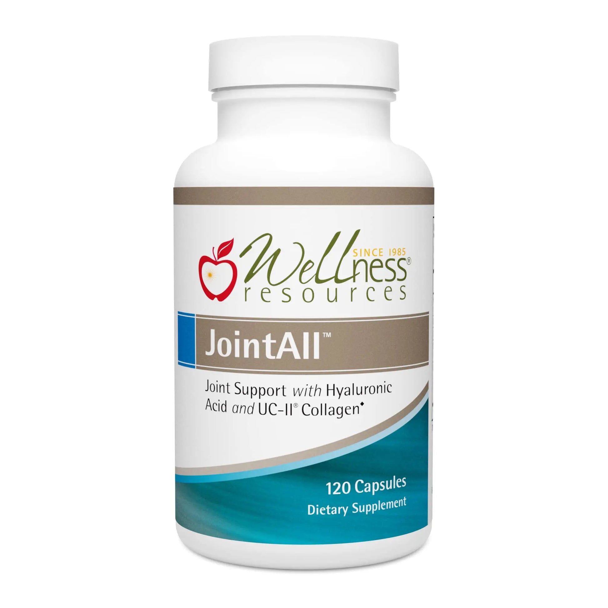 Wellness Resources JointAll - Joint Support Supplement with Natural Hyaluronic Acid, UC-II Collagen, Glucosamine, Chondroitin for Joint Strength and Comfort (120 Capsules) … Wellness Resources uk supplements