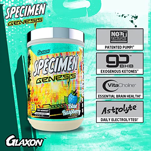Specimen Full Spectrum High Stimulant Pre-Workout Powder | Supercharged Energy Glaxon uk supplements