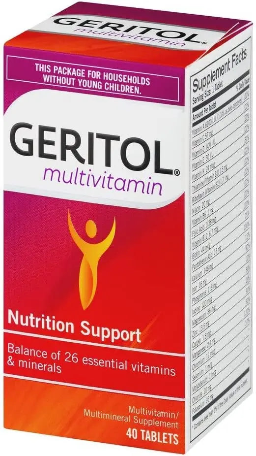 Geritol Complete Tablets 100 Tablets (Pack of 4) Geritol uk supplements