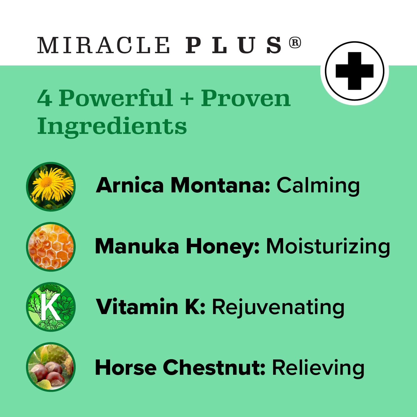 Miracle Plus Arnica Bruise Relief Gel + Magnesium Leg Relief Cream Bundle Miracle Plus uk supplements