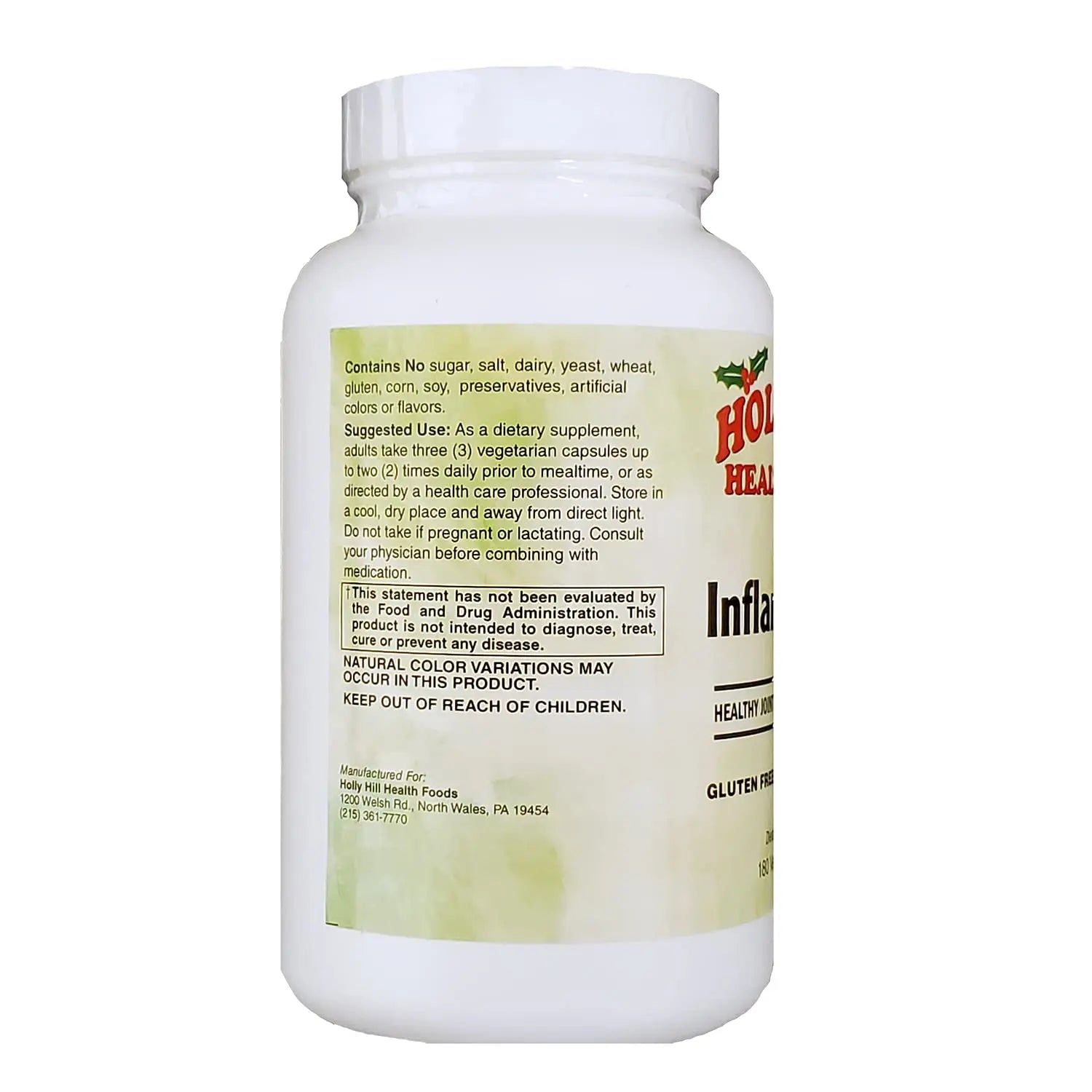 Holly Hill Health Foods, Inflammove (Healthy Joint & Mobility Support*), 180 Vegan Capsules Holly Hill Health Foods uk supplements