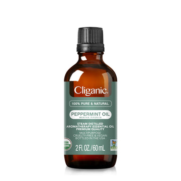 Cliganic Organic Peppermint Essential Oil - 100% Pure Natural for Aromatherapy Diffuser Cliganic uk supplements