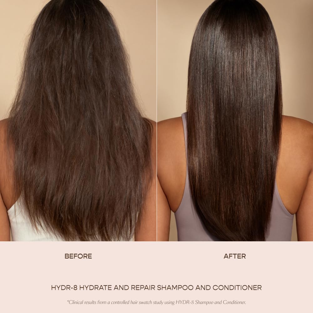 VEGAMOUR HYDR-8 Hydrate and Repair Conditioner - Hydrating Conditioner with Marula Oil, Moringa Oil, Ceramides & Biotin, Natural Conditioner for Dry Hair VEGAMOUR uk supplements