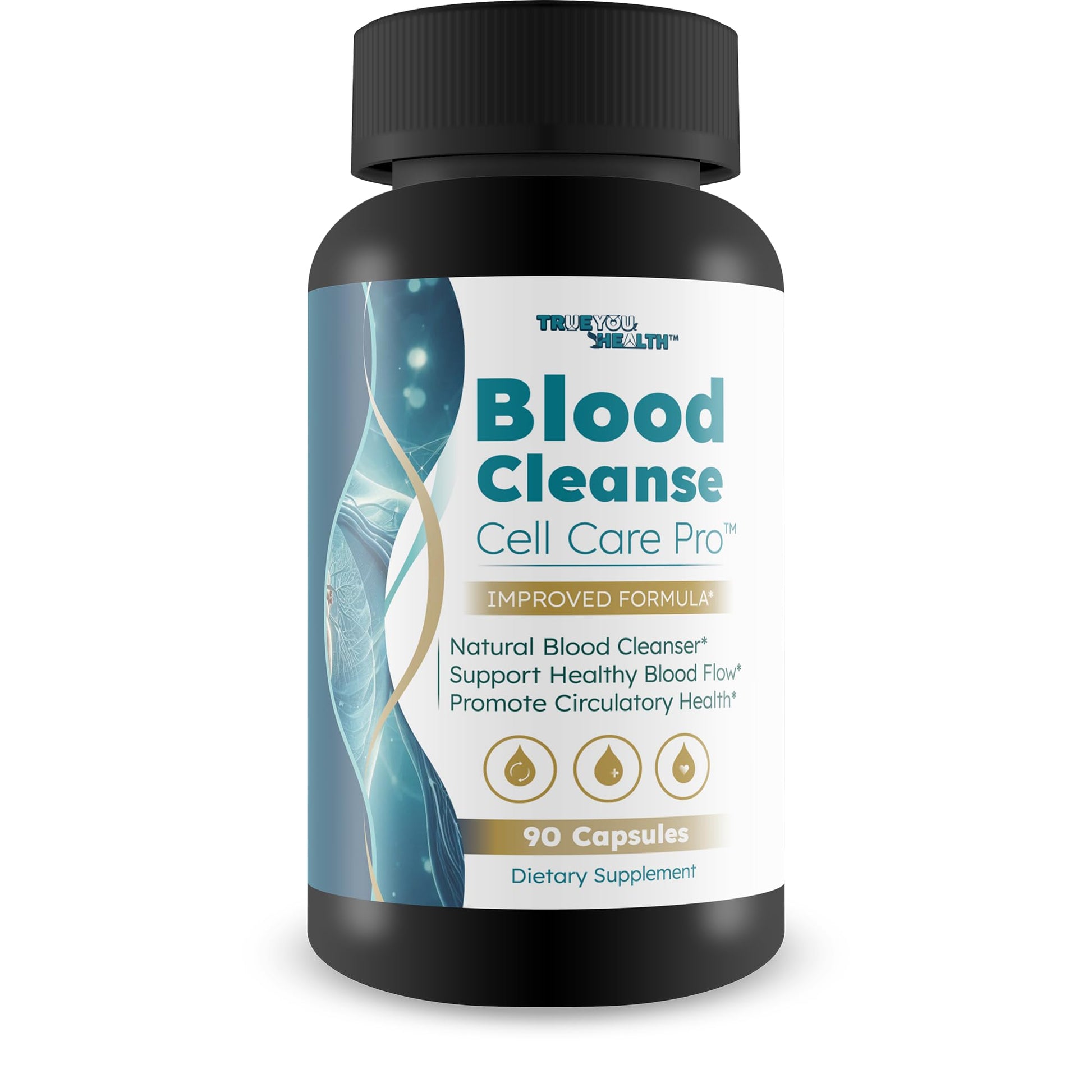 Blood Cleanse Cell Care Pro - Improved Formula - Our Best Blood Cleanse Detox - Cleanse Blood & Detox Body Cleanse - Full Body Cleanse - Sugar Detox Cleanse Pancreas Sweet Blood Cleanse Supplements True You Health uk supplements