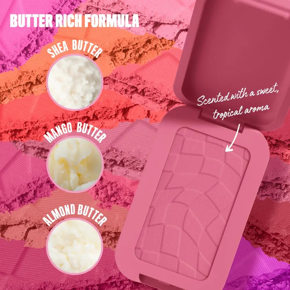 NYX PROFESSIONAL MAKEUP Buttermelt Powder Blush, Fade and Transfer-Resistant Blush, Up to 12HR Make Up Wear, Vegan Formula - For The Butta NYX PROFESSIONAL MAKEUP uk supplements