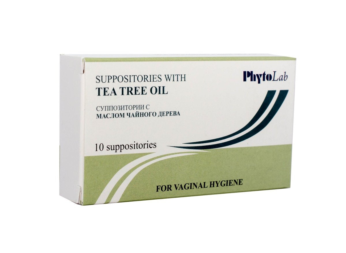 Suppositories with Tea Tree Oil (10 pcs) by PhytoLab My Store uk supplements