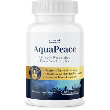 Nature’s NutriWave AquaPeace – Aqua Peace Caps Daily Marine-Based Supplement with Seaweed & Algae Extracts – Clean, Stimulant-Free Formula – Non-GMO, Made in USA - 30 Capsules, 1 Month Supply Nature’s NutriWave uk supplements