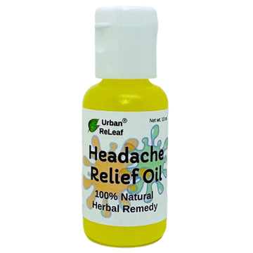 Urban ReLeaf Headache Relief Oil! 100% Natural Herbal Remedy, Sinus, Tension, Neck, Temples. Made in USA! Works Fast! Gentle Essential Oil Relief Urban ReLeaf uk supplements