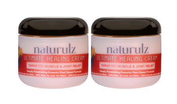 Naturulz Ultimate Healing Cream 4oz Bundle & Save – Plant-Based Topical for Daily Relief of Soreness, Stiffness & Discomfort in Back, Shoulder, Knee, Neck & Foot, Lightweight, Clean Ingredients Naturulz uk supplements