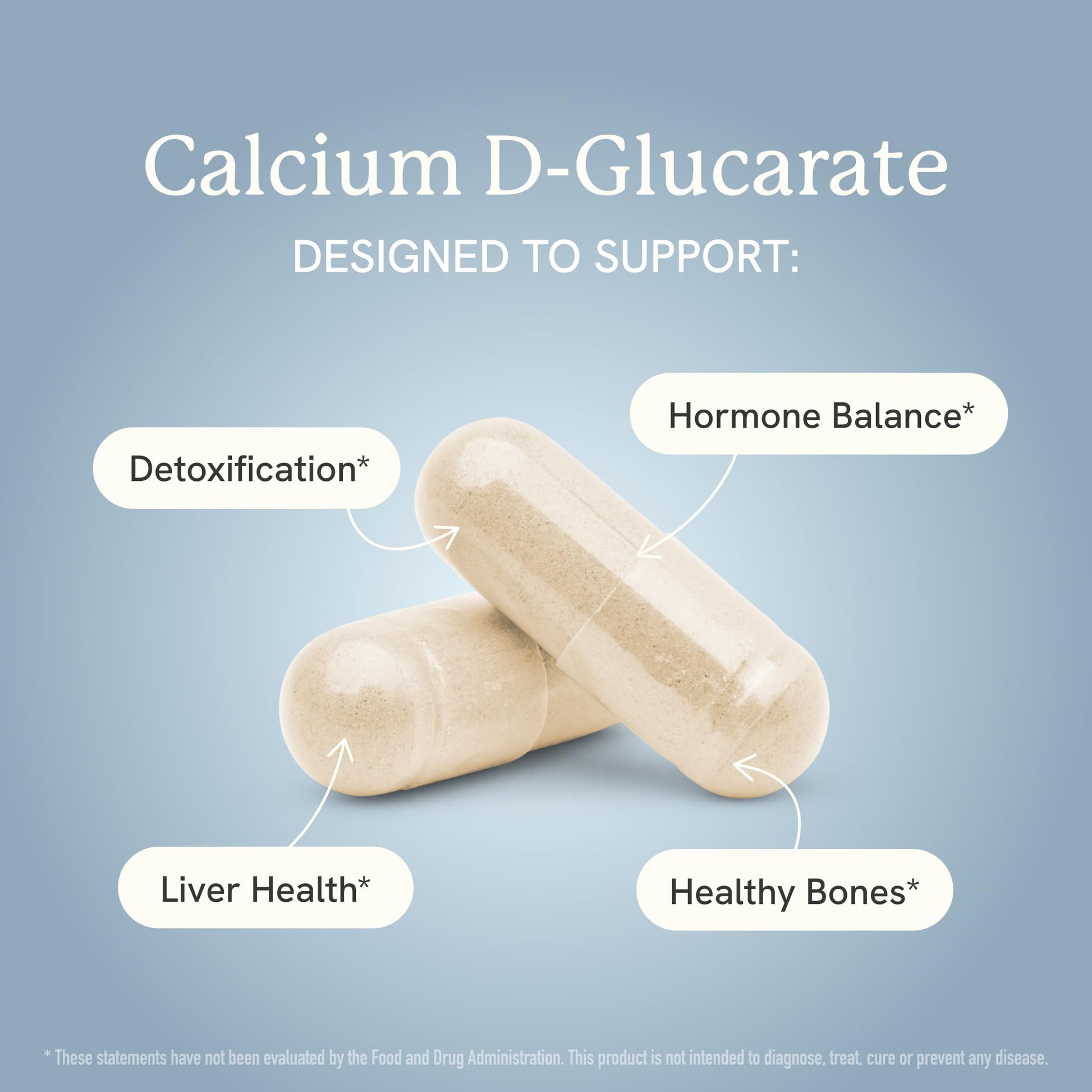 Calcium D-Glucarate | 500MG | CDG for Liver Detox and Cleanse, Hormone Balance, and Menopause Support | Calcium Supplement | Vegan, Non-GMO, Third-Party Tested | 90 Capsules (3-Month Supply) SMNutrition uk supplements