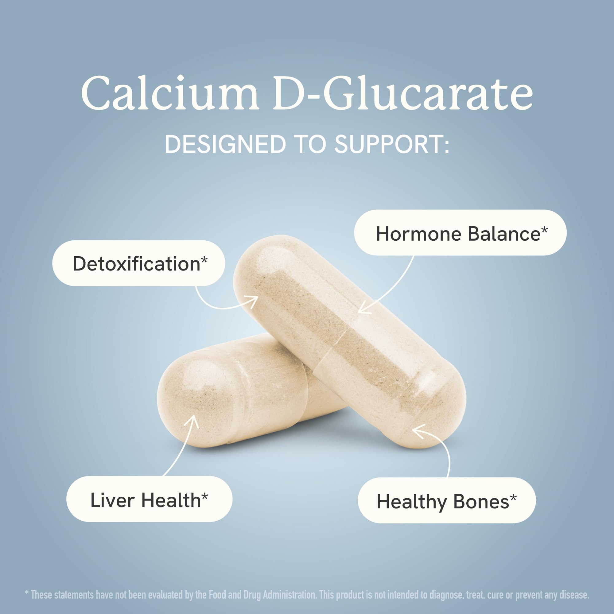 Calcium D-Glucarate | 500MG | CDG for Liver Detox and Cleanse, Hormone Balance, and Menopause Support | Calcium Supplement | Vegan, Non-GMO, Third-Party Tested | 90 Capsules (3-Month Supply) SMNutrition uk supplements
