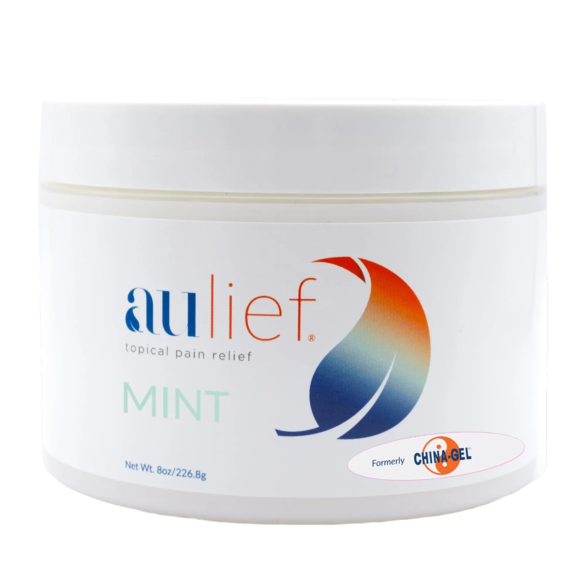 China-Gel Aulief Pain Relief Cream Arthritis & Muscle Rub for Sore Muscles & Joint Pain, Neck, Knee & Back Aches, Premium Mint Green Topical Gel, 8 oz Jar China-Gel uk supplements