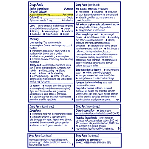 Midol Complete Gelcaps 24ct: Midol Complete Menstrual Pain Relief Gelcaps with Acetaminophen Midol uk supplements
