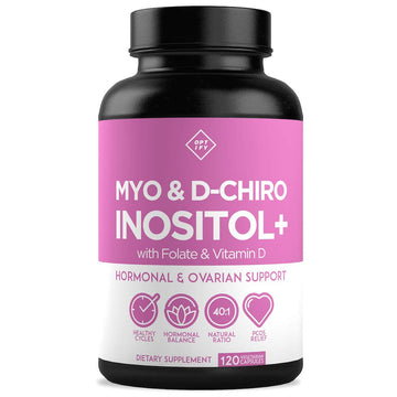 Premium Inositol Supplement - Myo-Inositol and D-Chiro Inositol Plus Folate and Vitamin Optify uk supplements