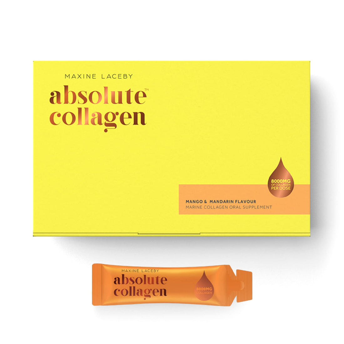 Absolute Collagen Marine Liquid Collagen Supplement for Women - 8000mg Collagen in Each Sachet Absolute Collagen uk supplements