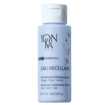 Yonka Eau Micellaire Travel Size | Micellar Water and Cleansing Makeup Remover | Gentle Face Wash with Rose and Chamomile to Remove Impurities and Hydrate | Paraben-Free | 2.53 fl oz Yonka uk supplements