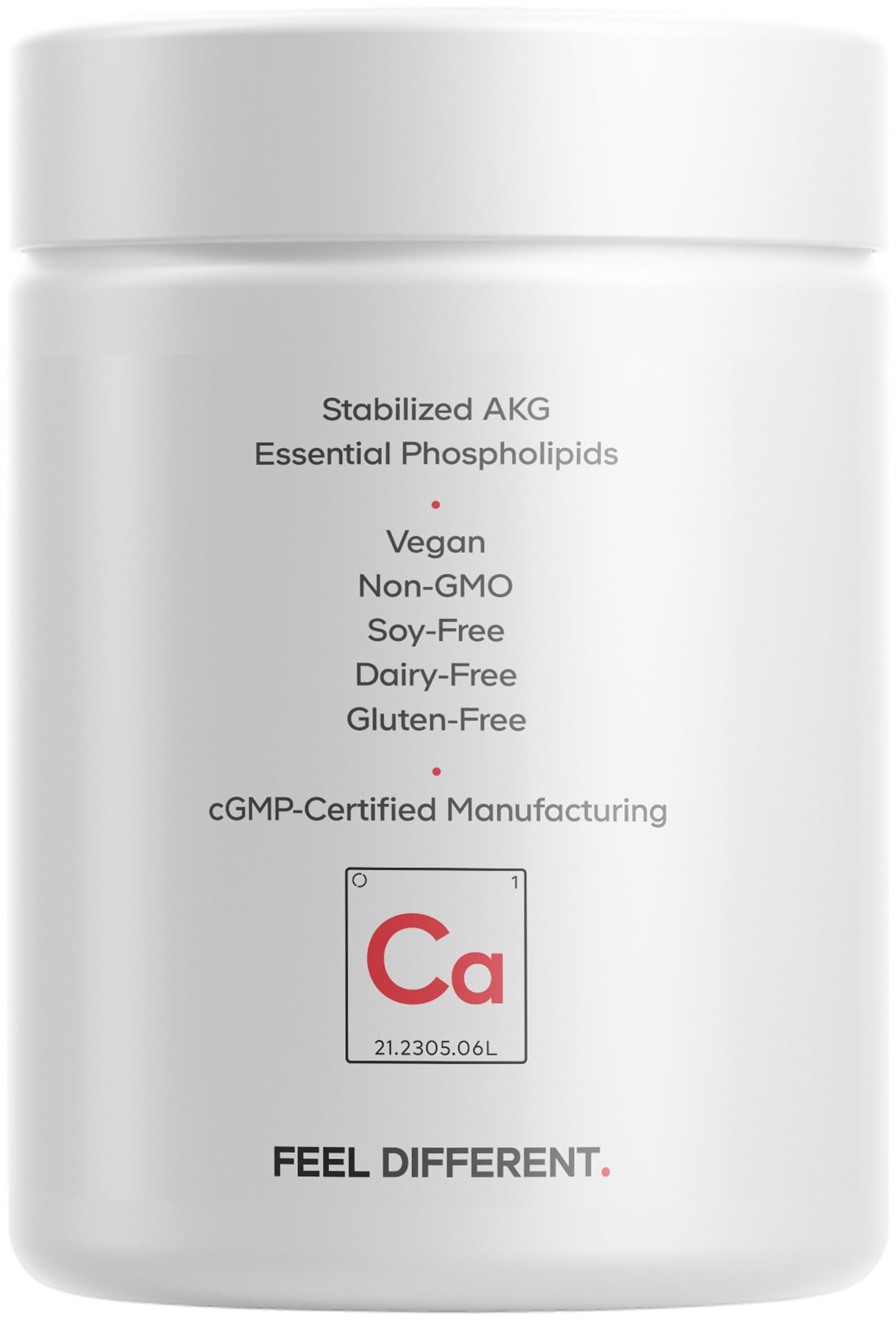 Codeage Liposomal Calcium AKG Supplement - Calcium Alpha-Ketoglutarate - 2-Month Supply - Liposomal Delivery - 1 Capsule Per Serving - Non-GMO, Gluten-Free - 60 Capsules Codeage uk supplements