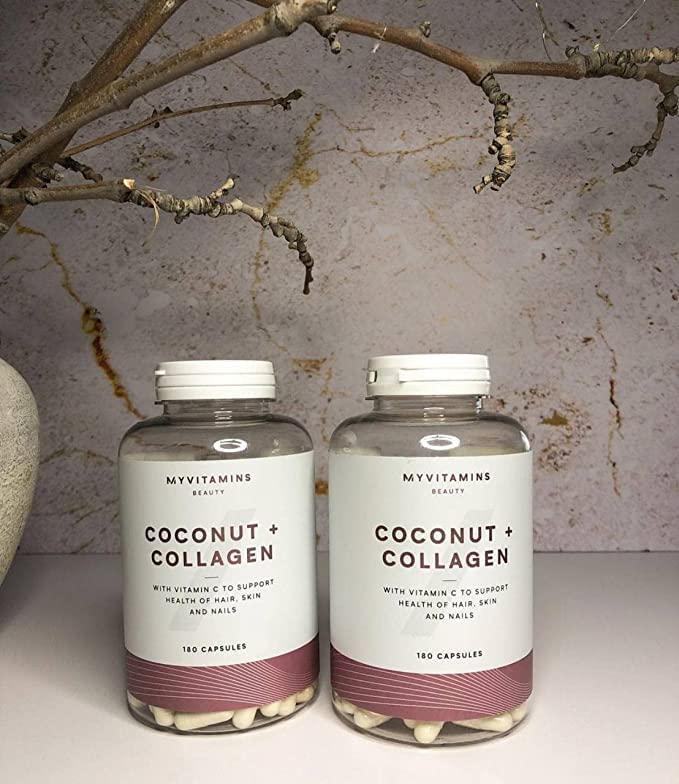 Coconut + Collagen (180 Capsules) - Myvitamins MyVitamins uk supplements