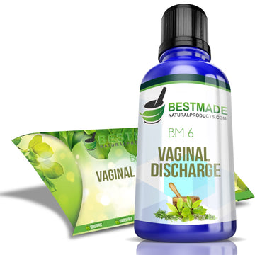 Vaginal Discharge BM6 - Natural Remedy for Leucorrhea, Unusual Vaginal Discharge & Odor, Helps Relieve Bestmade Naturalproducts.com uk supplements
