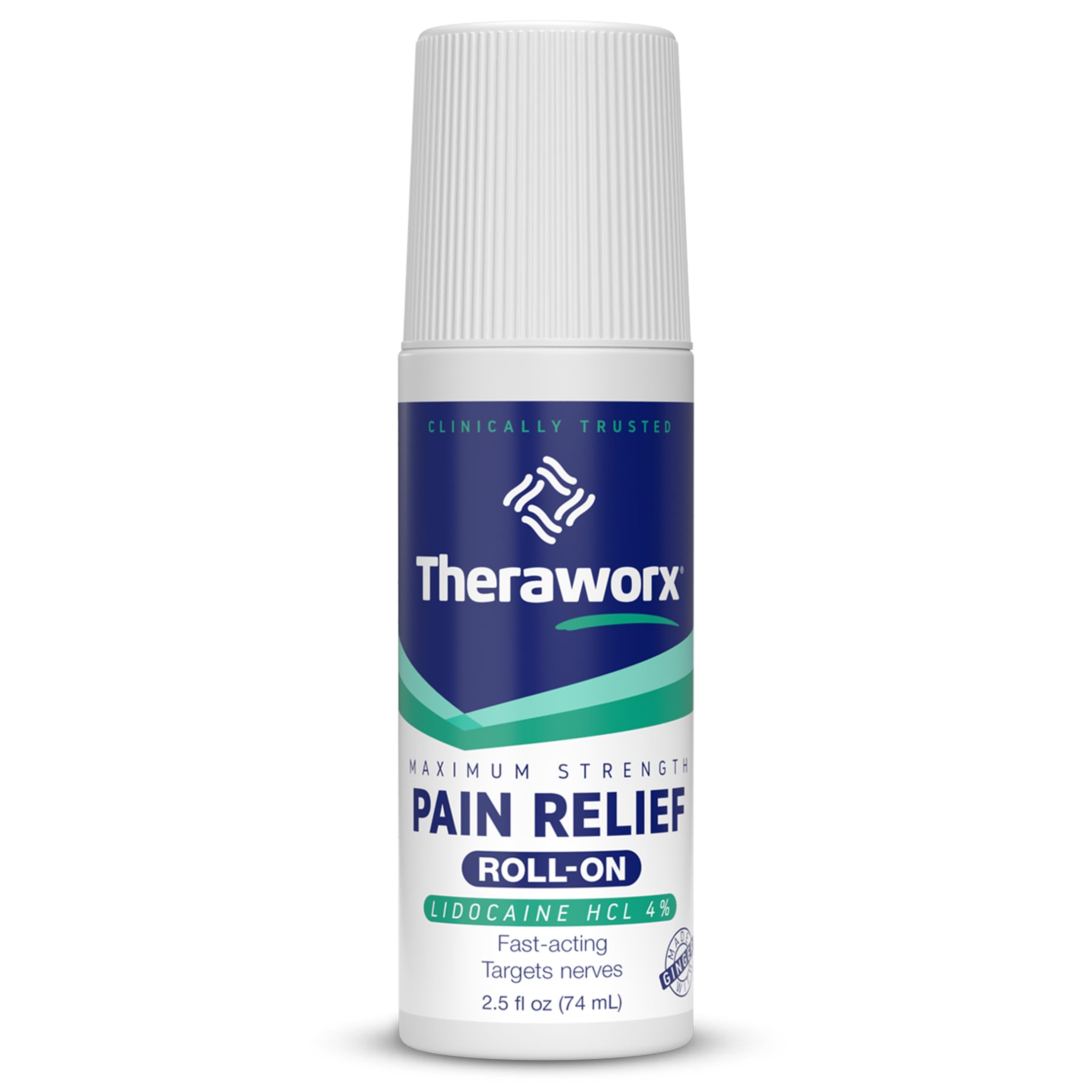 Theraworx Maximum Strength Pain Relief Roll-On with Lidocaine, Fast-Acting - 2.5 Oz - 1 Count Theraworx uk supplements