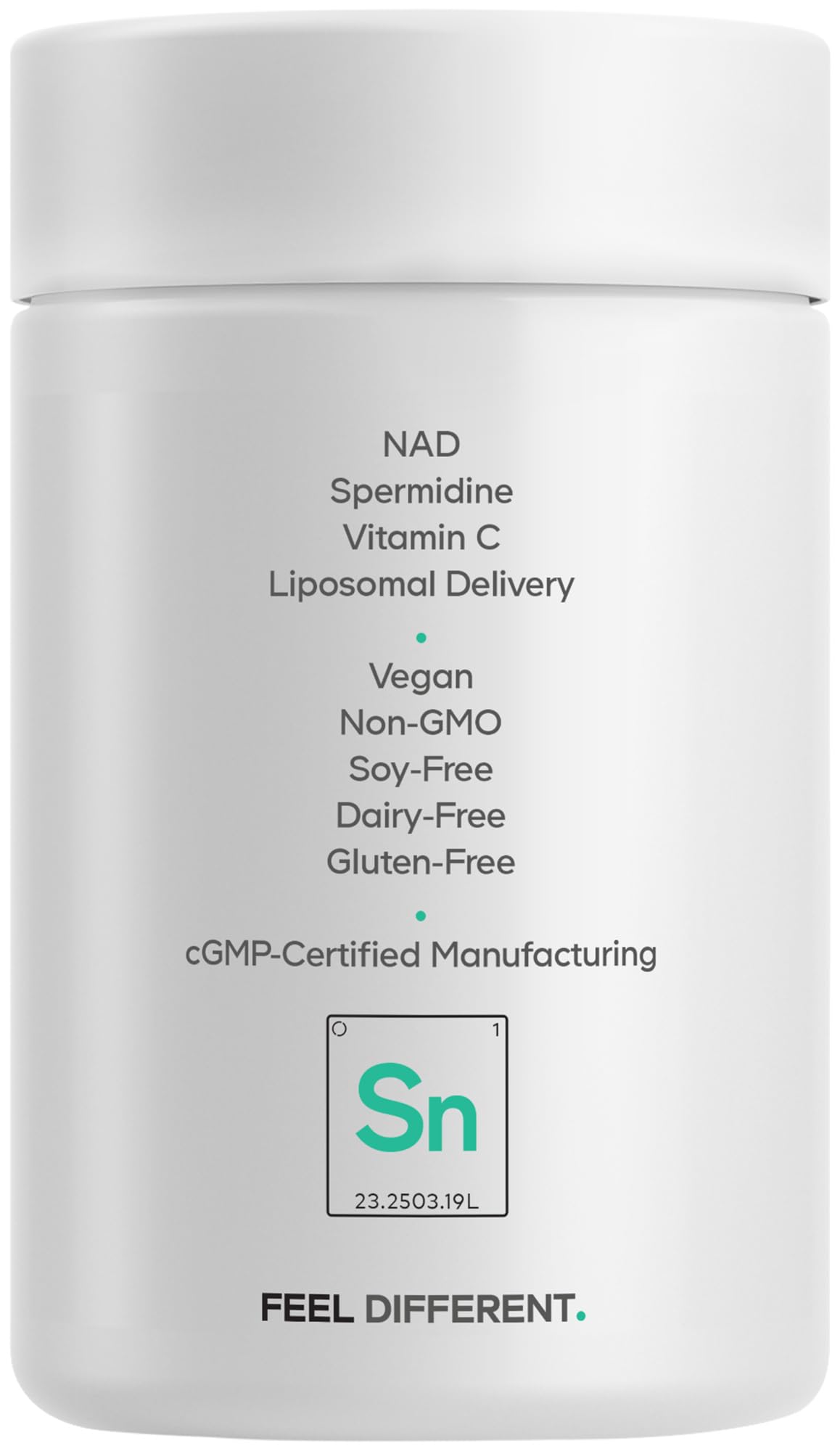 Codeage Liposomal Spermidine NAD+ Spermidine Supplement - 500 Mg NAD+ Vitamin C - Liposomal Delivery - Nicotinamide Adenine Dinucleotide Pills - 1 Capsule Per Serving - Vegan, Non-GMO - 30 Capsules Codeage uk supplements