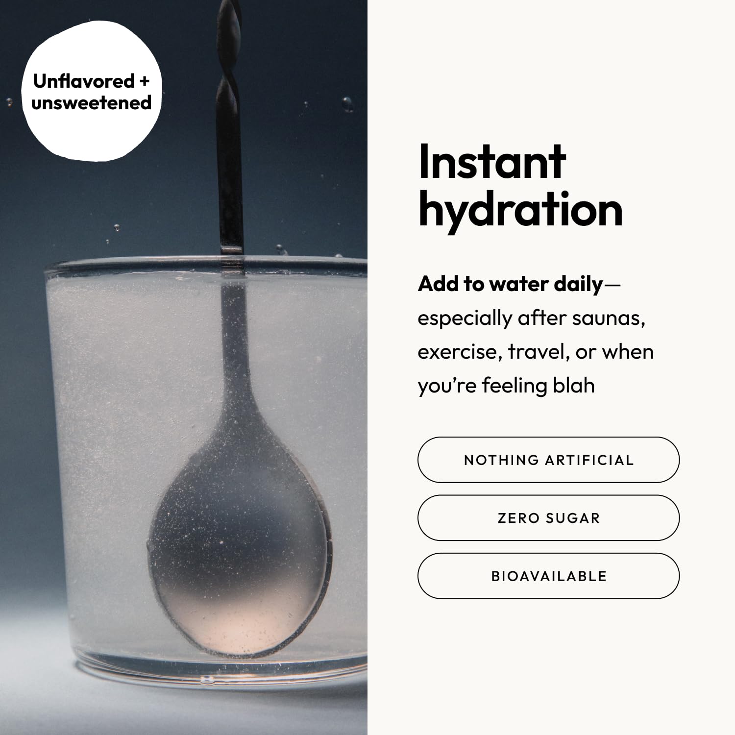 Moon Juice Mini Dew Electrolytes Powder - Sugar Free Minerals & Electrolyte Hydration Powder for Instant Hydration & Brain Support - Magnesium, Calcium, Potassium, Pink Salt, Unflavored, 30 Servings Moon Juice uk supplements