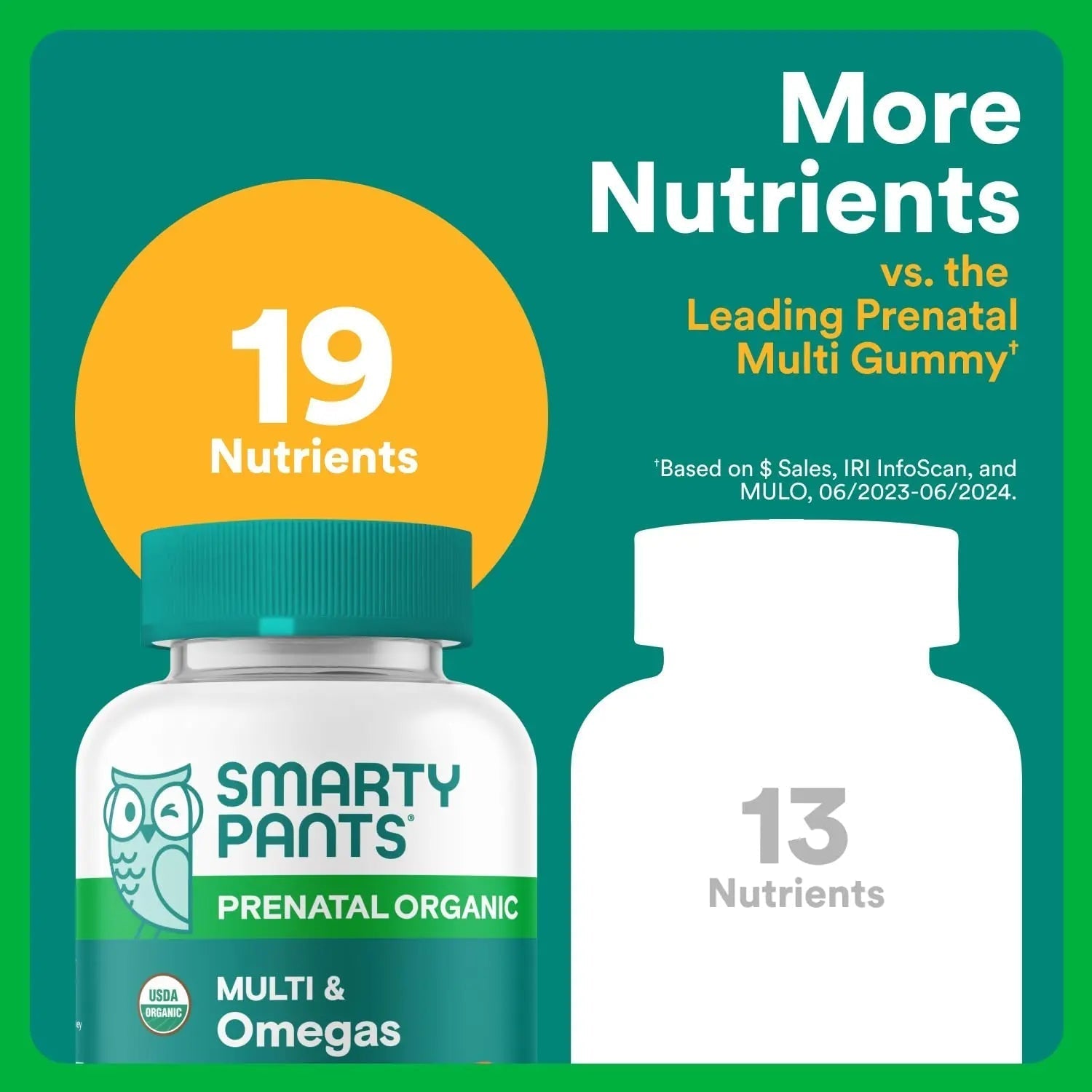 SmartyPants Organic Prenatal Vitamins for Women, Multivitamin Gummies: Biotin, Methylfolate, Omega 3 (ALA), Vitamin D3, C, Vitamin B12, B6, A, K2 & Zinc SmartyPants uk supplements