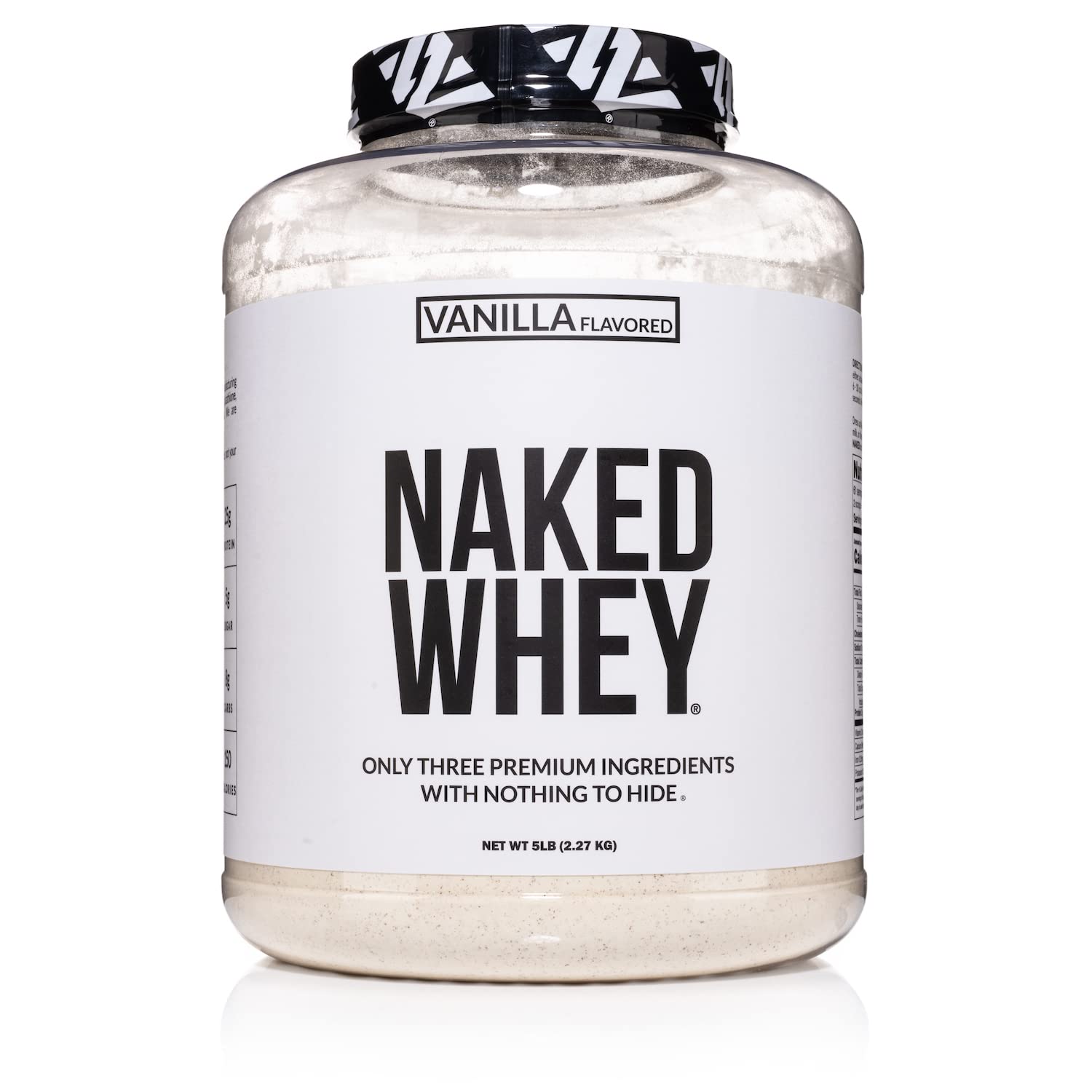 NAKED Nutrition Whey Vanilla Protein - All Natural Grass Fed Whey Protein Powder NAKED uk supplements