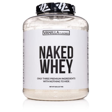 NAKED Nutrition Whey Vanilla Protein - All Natural Grass Fed Whey Protein Powder NAKED uk supplements