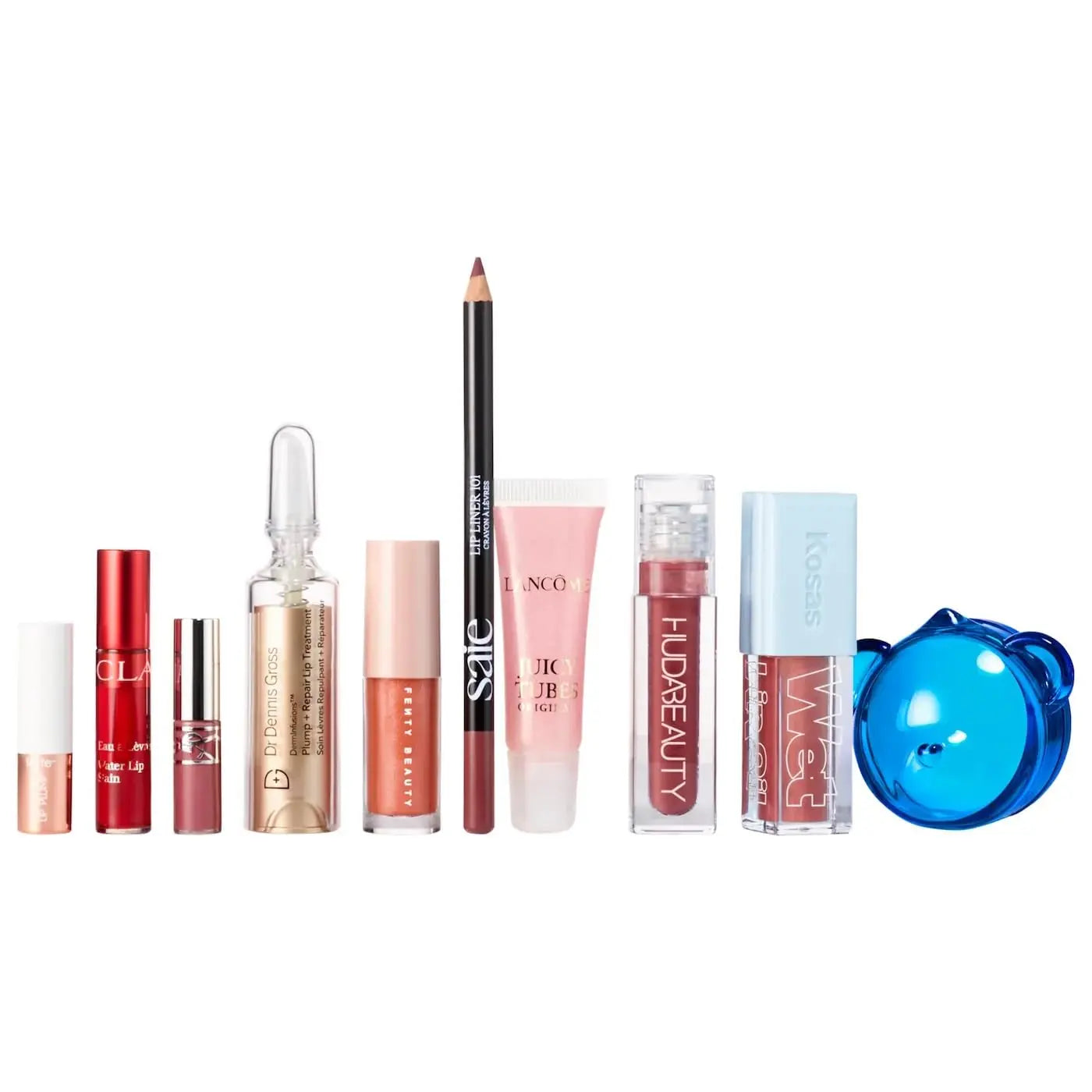 Sephora Holiday Lip Value Set: 10-Piece Lip Gloss, Liner, Oil & Treatment Collection with Kosas, Saie, Fenty Beauty & More SEPHORA uk supplements