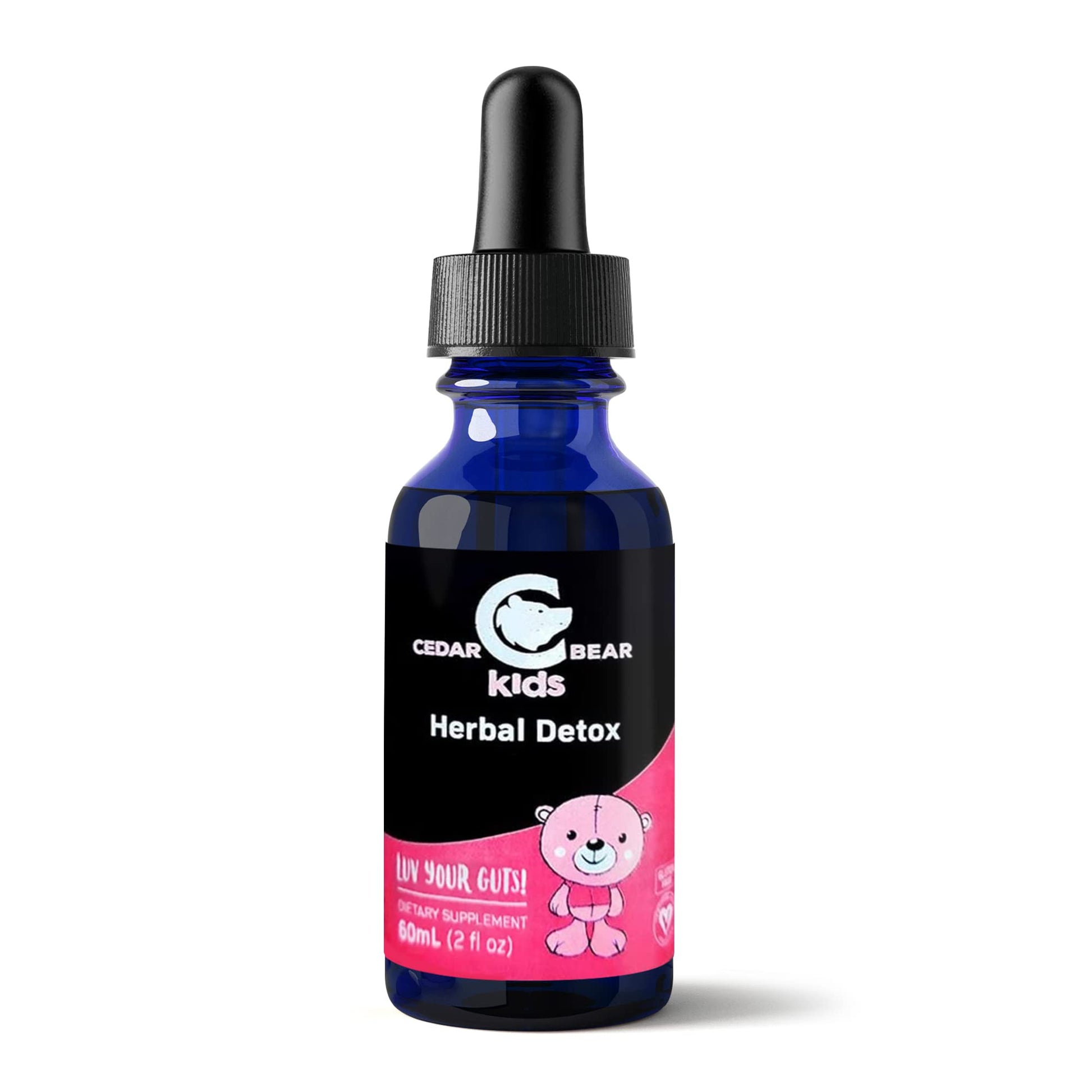 Cedar Bear - Intestinal Cleanse for Kids, Liquid Herbal Supplement for Detox Cleanse Cedar Bear Naturales uk supplements